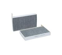 Filtro polline AHC736-2 al carbone attivo anti-allergene, compatibile con modello TESLA 3 EV 2017, grigio