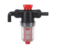 Filtro Pompa Acqua Irrigazione, Doppio Strato Filtrazione Fine, Alta Portata, Filtro Inline per Giardino e Prato - Doppio Filtro Acciaio Inox, Protezione da Detriti e Facile (Connettore da 38 mm