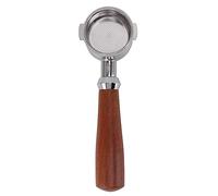 Filtro portafiltro Bottomless da 51 mm, in acciaio inox con manico Redwood, 2 orecchie, estrazione precisa, lavorazione robusta, perfetto per la preparazione del caffè