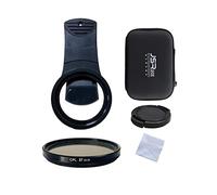 Filtro portatile per obiettivo della fotocamera del cellulare da 37 mm con clip sul filtro CPL rimovibile