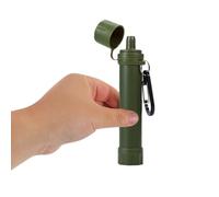 Filtro Potabile Portatile per Emergenze e Campeggio, Tascabile | PE e ABS, per Acqua di Rubinetto e Fiume, Adatto a Escursioni, Preparazione e Sopravvivenza