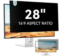Filtro Privacy 28 Pollici per Monitor, Rimovibile Filtro Schermo Privacy 28 Pollice Anti-Spia Anti Luce Blu, Pellicola Privacy schermo pc 28 pollici 16:9 Aspetto (621*282)mm
