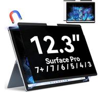 Filtro Privacy Magnetico Compatibile con Microsoft Surface PRO 7 Plus/PRO 7/PRO 6/PRO 5/PRO 4/PRO 3, 12,3 Pollici, Rimovibile Anti Spy Glare Luce Blu Privacy Screen Protezione Privacy