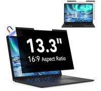 Filtro privacy per computer portatile da 13,3 pollici, schermo magnetico per la privacy, 16:9, rapporto di aspetto 16:9, antiriflesso e luce blu, pellicola rimovibile da 13,3 pollici per Lenovo HP