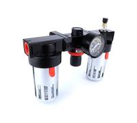 Filtro + regolatore di pressione, 1/2" - controlla la pressione e filtra le impurità nei sistemi ad aria compressa. Ideale per utensili elettrici. *