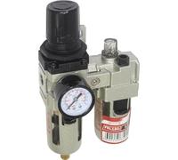 Filtro + regolatore di pressione - dispositivo di controllo del flusso, garantisce pressione stabile, costruzione durevole, facile installazione, adatto per utensili elettrici. * #*