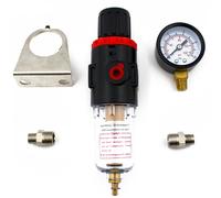 Regolatore di pressione Compressore per aerografi Separatore acqua 7bar 9,51mm (1/8") 12,91mm (1/4")