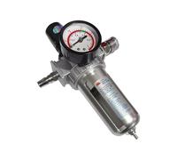 Filtro regolatore pneumatico - separatore d'acqua con manometro per compressore d'aria - Ricambi per filtrazione per applicazioni in automobili in sabbiatura e per