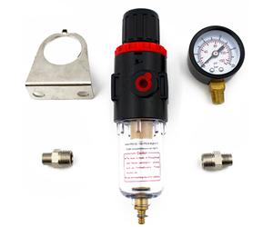FILTRO REGOLATORE PRESSIONE SEPARATORE ACQUA VALVOLA ANTICONDENSA AEROGRAFIA ART