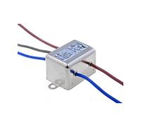 Filtro rete antidisturbo EMI 250V 10A terminali cavo elettrico bassa dispersione