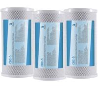 Filtro Ricambio Cartuccia Carbon Block 5 Pollici 5 Micron osmosi 3 PZ