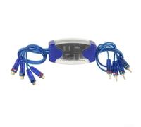 Filtro Rumore Auto 4 Canali per RCA 12V Sistema Filtro Rumore Auto | Elimina il ronzio del loop di terra, il ronzio, l'uscita audio chiara, 4 per i canali RCA, gestione della potenza 50W