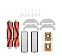 Filtro, scopa, spazzola laterale principale, sacchetto for la polvere, kit di parti di ricambio for aspirapolvere.Compatibile con Dreame Bot D10 Plus RLS3D (Color : 16PCS)