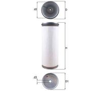 Filtro Secondario Filtro Inserto 137Mm MAHLE Per MAN