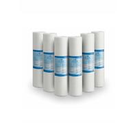 Filtro Sedimenti Cartuccia ricambio 10 pollici 25 Micron depuratore acqua 6 PZ