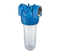 Filtro Senior Plus 3P DFO CX TS 10 pollici attacchi 1 1/4 contenitore trasparent