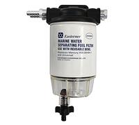 PREFILTRO SEPARATORE DECANTATORE ACQUA/CARBURANTE COMPLETO FUORIBORDO BENZINA