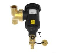 Filtro separatore di sporco per caldaia con design a collisione a rete radiale, anello magnetico e grande volume interno per rallentare il flusso e depositare le particelle (DN20/3/4 femmina)