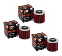 Filtro Set 3 Pezzo K&N KN-145 per Aprilia Derbi Mz / Muz Sachs Yamaha Pegaso 659