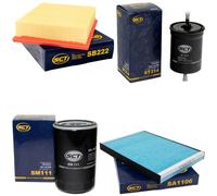 Filtro Set SCT Carburante- OLIO Aria Ambienti interni per Skoda Superb Io