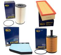 Filtro Set SCT Carburante, Olio, Aria, Interno Per Audi A3 Seat Skoda VW Caddy
