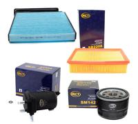 Filtro Set SCT Carburante, Olio, Aria, Interno Per Nissan Micra III Note 1.5