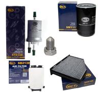 Filtro Set SCT Carburante, Olio, Aria, Interno + Vite Per Audi, Seat, Skoda, VW