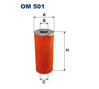 Filtro olio FILTRON OM 501