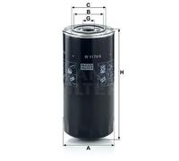 Filtro sistema sterzante Filtro ad avvitamento W 1170 MANN-FILTER