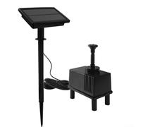 Filtro solare dello stagno di 1.5W 7V per lo stagno del giardino per il mini stagno per vari ambienti esterni, pompa ad energia solare dello stagno dell'acqua 180L/H