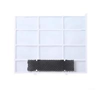 Filtro sospeso di ricambio per Midea A/C promuove l'ambiente più sano riducendo le particelle trasportate dall'aria (31,8 x 27,5 cm)
