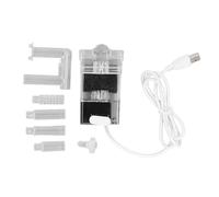 Filtro sospeso per acquario Acquario Filtrazione efficiente operazione silenziosa Flusso regolabile Spazio di risparmio di pesce Filtro sospeso esterno 2.5 W Potenza 250L/H