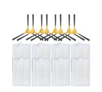Filtro Spazzola Laterale Principale, Compatibile Con ABIR, X5 X6 X8 Genio Navi N600, Pezzi Di Ricambio For Aspirapolvere Robotizzato, Pezzi Di Ricambio A 3 Bracci(16pcs 1set)