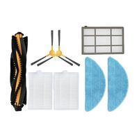 Filtro Spazzola Laterale Principale, Compatibile Con ABIR, X5 X6 X8 Genio Navi N600, Pezzi Di Ricambio For Aspirapolvere Robotizzato, Pezzi Di Ricambio A 3 Bracci(8pcs 1set)