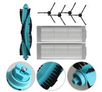 Filtro spazzola laterale spazzola principale facile da installare per Cecotec pe