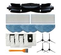 Filtro Spazzola Principale, Panno For Mocio, Sacchetto For La Polvere, Spazzola Laterale, Compatibile Con Aspirapolvere E Spazzatrice EZVIZ RE4 Plus RE5 Plus.(16pcs)