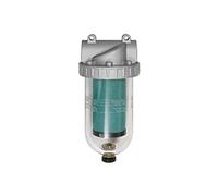 Filtro speciale"Standard" con contenitore per PC, 0,01 μm, BG 1, G 3/8, PE max. 16 bar, med. Max. 50 °C, valvola di scarico: HA.
