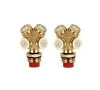 Filtro spray, filtro in acciaio inox, 12 Inch Brass Atomizing Nozzle With Filter For Garden Irrigation And Cooling 4 Hole Design, For Small Area Sprinkler Systems(2pcs)