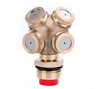 Filtro spray, filtro in acciaio inox, 12 Inch Brass Atomizing Nozzle With Filter For Garden Irrigation And Cooling 4 Hole Design, For Small Area Sprinkler Systems(1pcs)