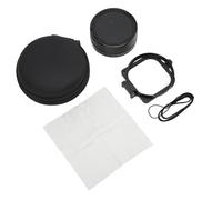 Filtro subacqueo JUNESTAR 16x HD Macro rosso/viola con anello adattatore da 58 mm e tappo per obiettivo, compatibile con Hero 9.