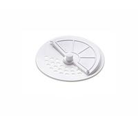 Filtro Tappo Cestello per Lavandino Bianco Diametro 10 cm Idrobric