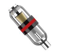 Filtro trappola acqua aerografo - rame acrilico, dimensioni compatte | separatore compressore d'aria con guarnizione a sgancio rapido, vernice per rimuovere olio e acqua, pistola a spruzzo