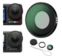 Filtro UV a vite solo per DJI Osmo Action 5 PRO 4, con copriobiettivo in silicone, filtro per lenti in lega di alluminio ottico HD multi rivestito, assorbe la luce ultravioletta e riduce la fusione