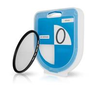 Filtro UV con custodia protettiva, Ø 43 mm, Universalmente compatibile con Nikon, Canon, Sony, Filtri in vetro per obiettivo della fotocamera, Blocca i raggi ultravioletti, Filtri Skylight, UV Filter