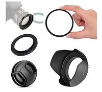 Filtro UV e amp; Anello adattatore for paraluce, for Canon for fotocamera For Powershot SX410 SX500 IS SX510 HS (Size : SX510 HS)