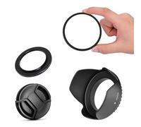 Filtro UV e amp;Anello adattatore for paraluce, for fotocamera For Canon For Powershot SX410 SX500 IS SX510 For HS (Size : SX510 HS)