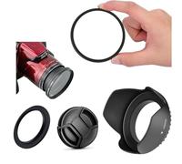 Filtro UV e amp;Anello adattatore for paraluce, for fotocamera For Nikon For Coolpix B700 B600 P610 P600 P530 P520 P510 (Size : P510)