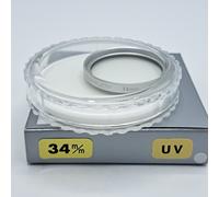 Filtro UV MARUMI 34mm argento per assorbimento ultravioletto 103244 multi riv...