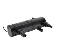 Filtro UVC da 36 W per laghetto da giardino da 35.000 litri, con cavo di collegamento da 5 m, lampada UV, supporto da parete, per lotta contro le alghe e purificazione dell'acqua in giardino e