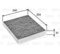 Filtro Valeo 715752, Aria Interna Per Holden, Opel, Vauxhall